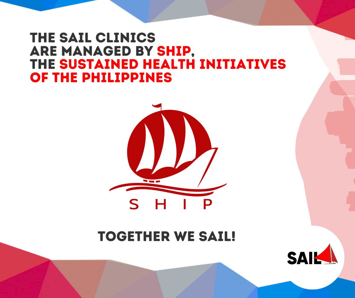 SailClinics's tweet photo. The SAIL Clinics save and improve lives, with the management of @SHIP_PH, by providing compassionate, high-quality, and affordable HIV services.  

Know more about the SAIL Clinics on https://t.co/FE8O0InXLO and SHIP on https://t.co/DIyIGFAB99 and https://t.co/zVAT79CYre! ⛵️🚢 https://t.co/Tj6Z9pv8ez