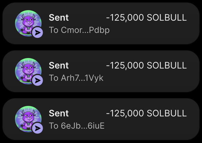 SOLBULL_'s tweet photo. Submit your $SOL Address  + RT ♻️ 

Like + RT pinned post 📌

First 500 Wallets GETS 125K $SOLBULL Airdrop 🪂 https://t.co/VT0cFC7Jem