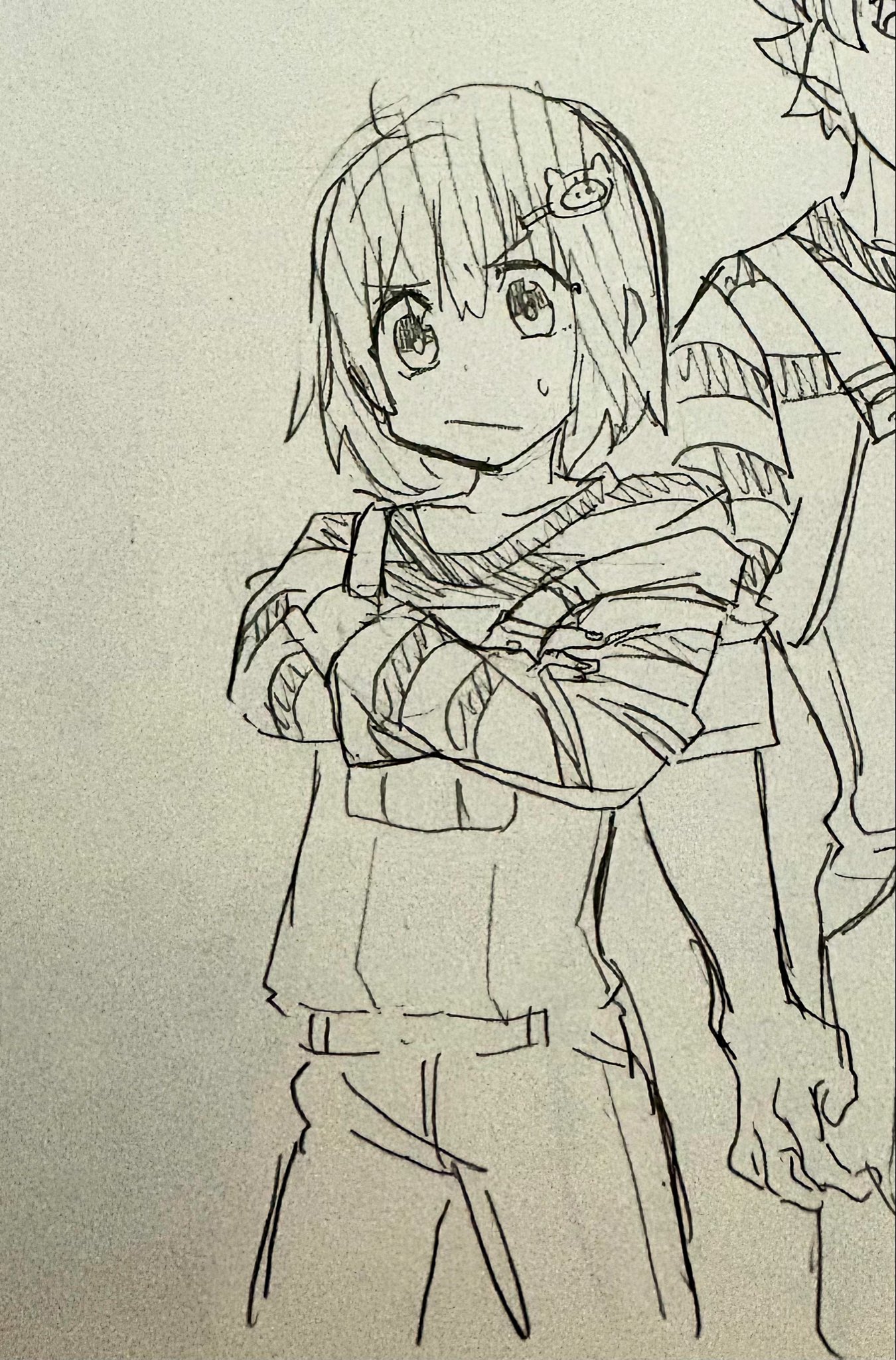 芥川ゆーすけ в X: „数年前の絵が1枚目で2枚目がさっき描いた絵なん