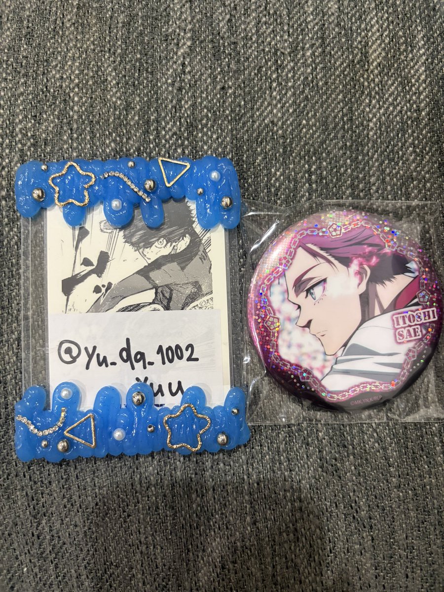 yu_da_1002's tweet photo. 【交換】
ブルーロック ブルロ キラキラBIG缶バッジ

譲  冴

求 二子

郵送希望です。
(条件がいい方優先いたします)
検索からでもお気軽にお声掛けくださいm(_ _)m
(別ポストにも交換出してます) https://t.co/TWlNUELCBQ