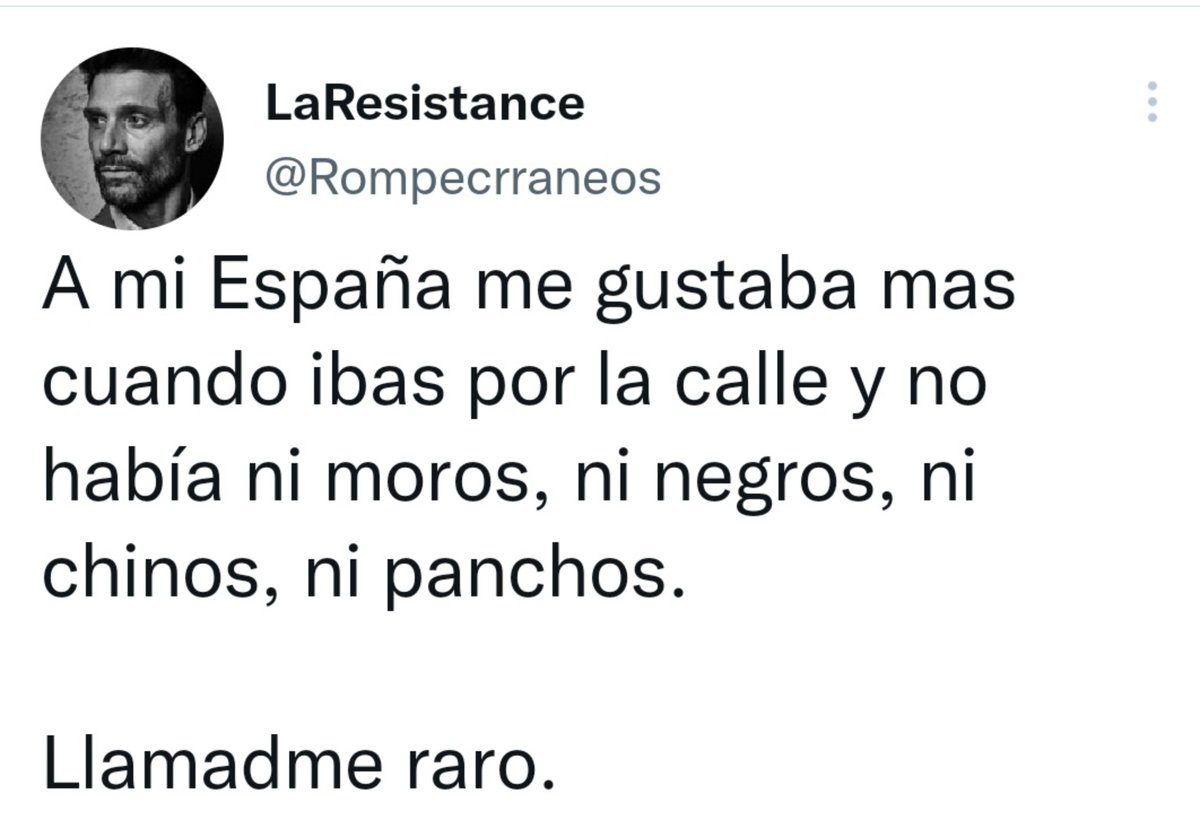 AKN4720's tweet photo. Mas bien te llamamos racista. https://t.co/wL1o92CcFb
