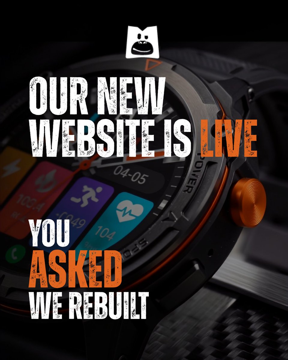 monkeymanstore's tweet photo. You asked, we rebuilt! Our brand new website is live- faster, smoother &amp; built for your experience. Explore latest smartwatches, easy checkout, tracking &amp; exclusive deals all in one place today.

Visit:https://t.co/6lRhgng39H

#NewWebsiteLive #MonkeymanStore #YouAskedWeRebuilt https://t.co/Ki9eBo6loX