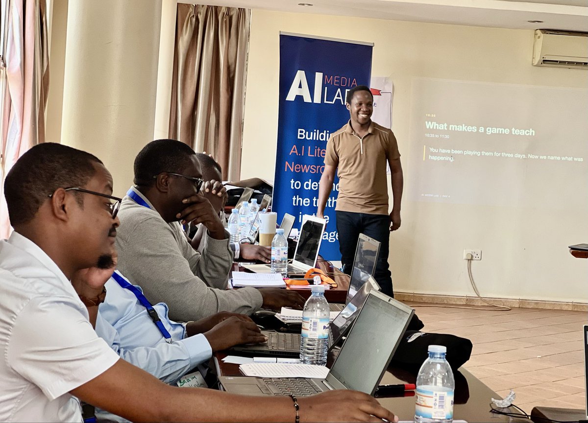 IMChallengeug's tweet photo. Today, our journalism educators dove into a dedicated session on gamification tools - practical interactive methods to bring the AI journalism curriculum to life for their students.

#MCIAIMediaLab https://t.co/VmTC9iB9DL