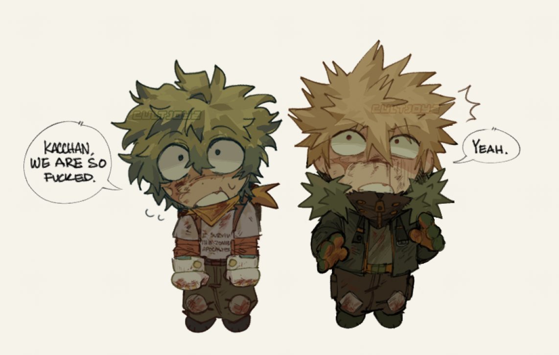 cultjoyz's tweet photo. throw tomatos at me this is my zombie apocalypse au.. https://t.co/fjsozR8mAq