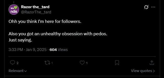 Razor1640's tweet photo. Over 18 months & you haven't changed "Trevor Randall" 🤣🤣
Except you're way more desperate now, you've impostered both Tom, me & a child since then lmao
& I thought you were desperate when you were impostering Grinter because he called you out...
"Aaron" 🤭
#MummyHelpMe https://t.co/PNaNNrn7Ls