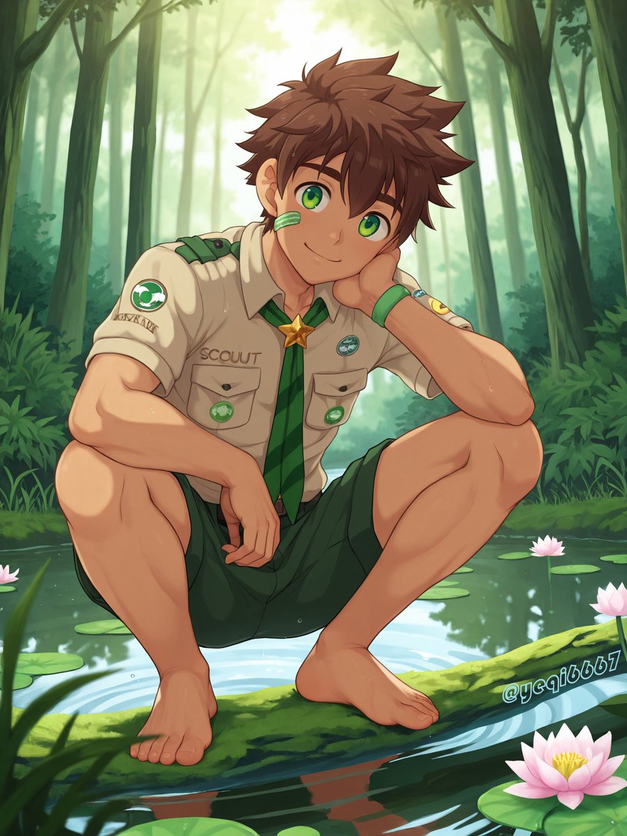 yeqi6667's tweet photo. Keitaro - Camp Buddy
#AIart #AIBL部 #AIイケメン部 #yaoi #gay #NSFW #R18 https://t.co/GvIajd51Hv