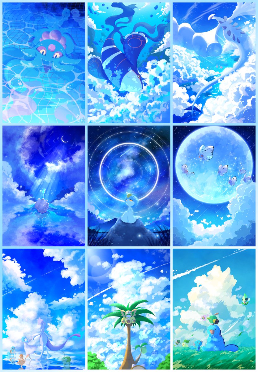 natu_a0z0ra's tweet photo. #今月描いた絵を晒そう
夏の空が描けました☁️🌻 https://t.co/IZORAKtEm1