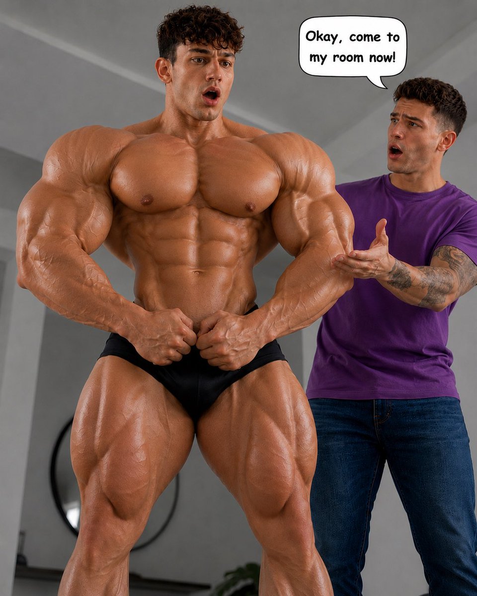 mrk_hartai's tweet photo. “When your boyfriend can’t control himself during a family visit 🍆😅💪🤪
Things escalated WAY too fast at my parents’ house 😂”
#couplegoals #funnyrelationship #gymcouple #bodybuilderlife #relationshiphumor https://t.co/cxJC5u0zx4