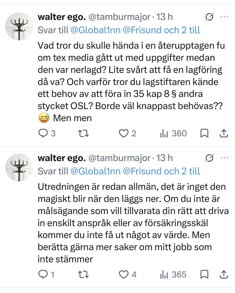 Global1nn's tweet photo. @tamburmajor @PrippsBla2_0 @Juts73 Annars kan väl du Walter Ego med dina kontakter och yrke se vad du kan göra? Din jävla mytoman. https://t.co/sXCK5DCRYt