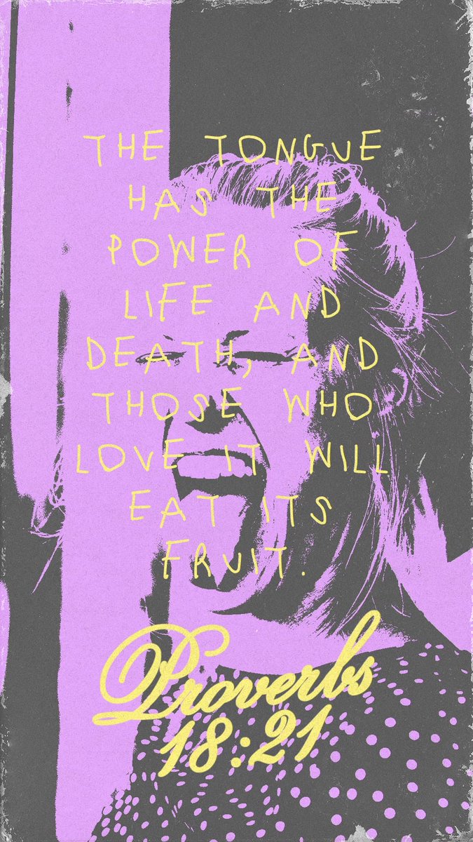 daniellecolt's tweet photo. “Death and life are in the power of the tongue: And they that love it shall eat the fruit thereof.”
Proverbs 18:21 KJV https://t.co/LEoMxodkxD