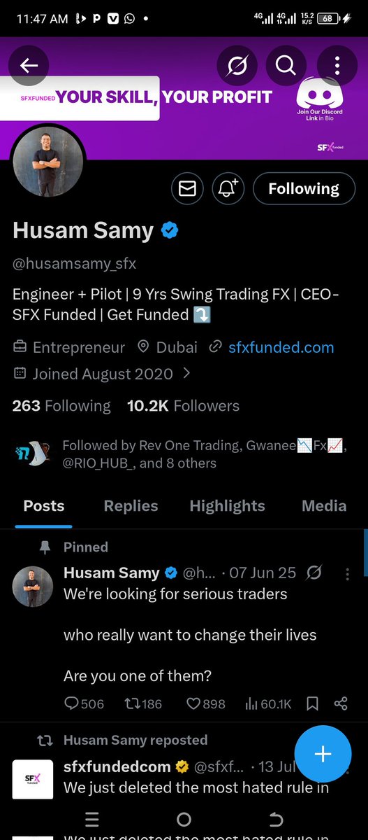 LeemaMetaX's tweet photo. @AliyueKusaderFx @sfxfundedcom @husamsamy_sfx @AfaaqFx 
@awatrading4 
@Marwan_fx01 

Done https://t.co/YDU72TQbUj