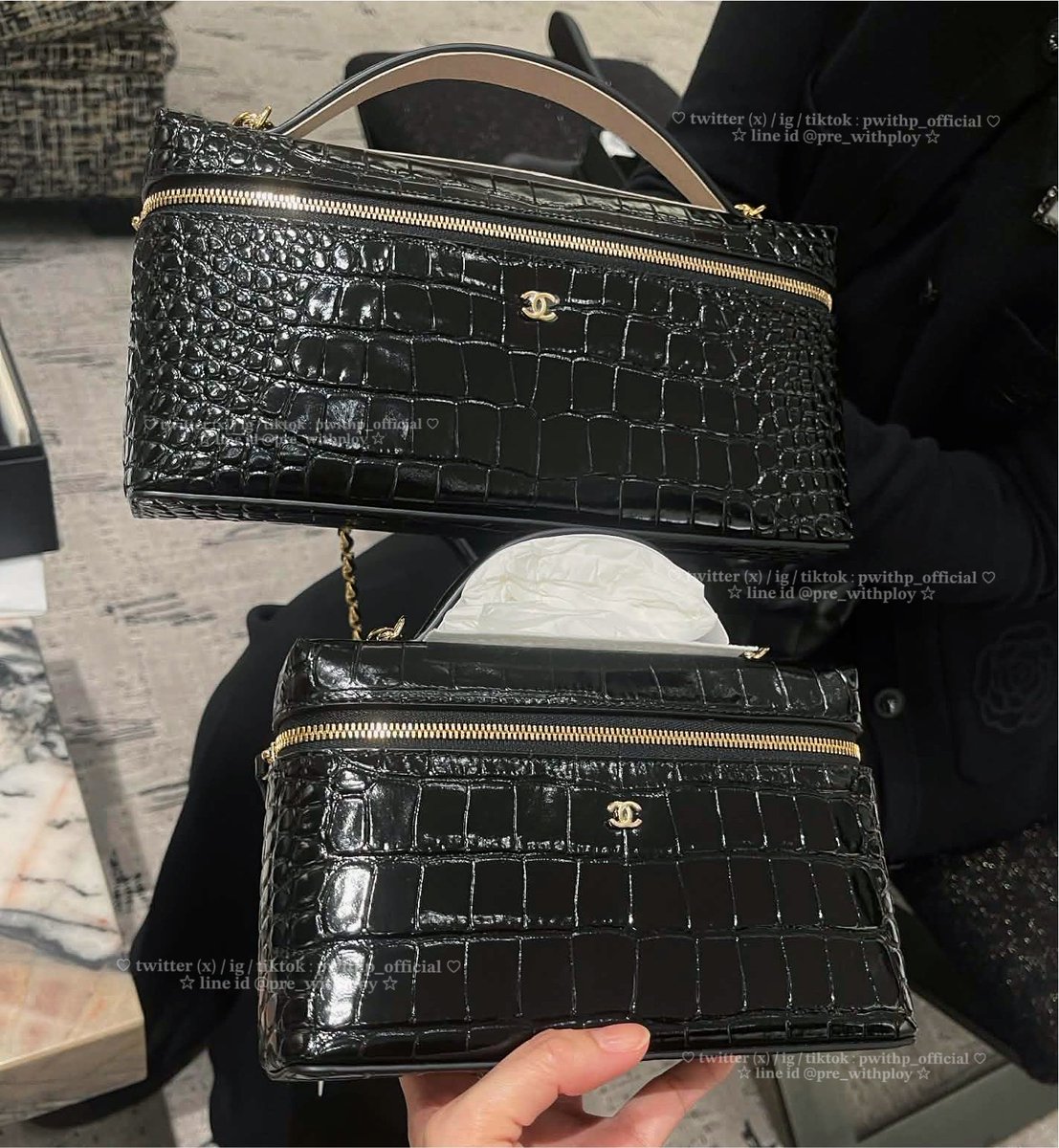 pwithp_official's tweet photo. ทีม #prewithploy ทยอยเข้าเก็บ Chanel ให้เรื่อยๆนะคะ
ตอนนี้จะเป็น 26B collection แต่คอลอื่นๆก็สั่งหาได้ค่ะ

🫶🏻 เดี๋ยวหาเวลารวมมิตรภาพในชอปที่พอเอามาฝากได้
ให้ใน group open chat นะคะ ใดๆด่วนหลังบ้านส่วนตัวมาเลยจะไวกว่ารอพลอยลงของน้า 🥹💘 https://t.co/gcpzwzpyaH