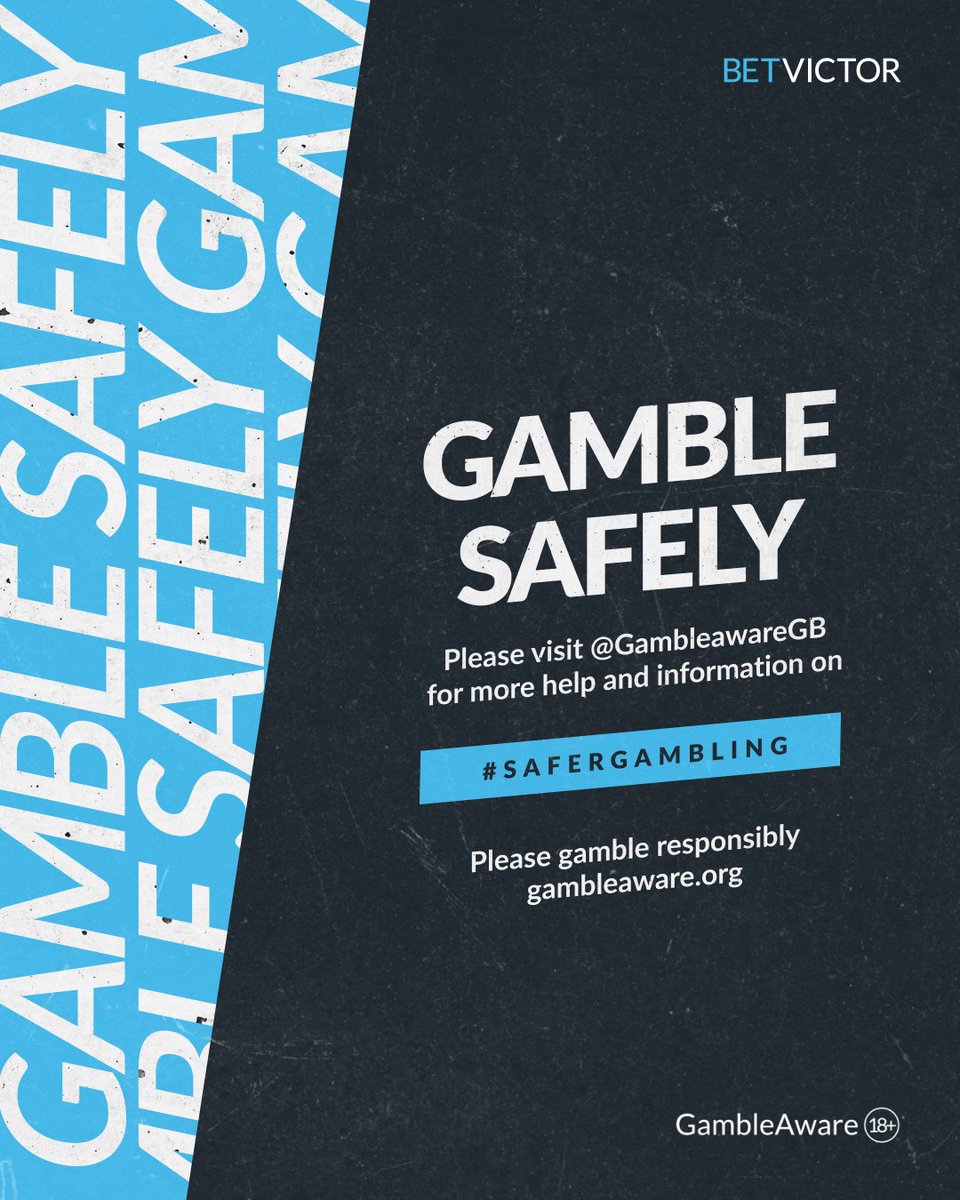 BetVictor's tweet photo. The best way to keep betting enjoyable? Set deposit limits. Daily, weekly or monthly. Stay in control.
#GambleAware #SaferGambling https://t.co/nGNCyq2BAo