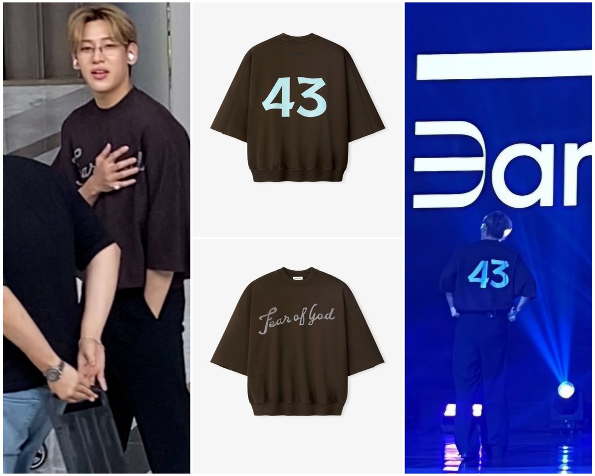 PearyBB's tweet photo. 🔹​FEAR OF GOD🔹​43 Cut Sleeve Sweatshirt
12,435.00 ฿

#MCBamBamXTheLeague​
#BamBam #뱀뱀 @BamBam1A

Cr.pic​: @. XiBollRYll https://t.co/2z8ptlq5zD