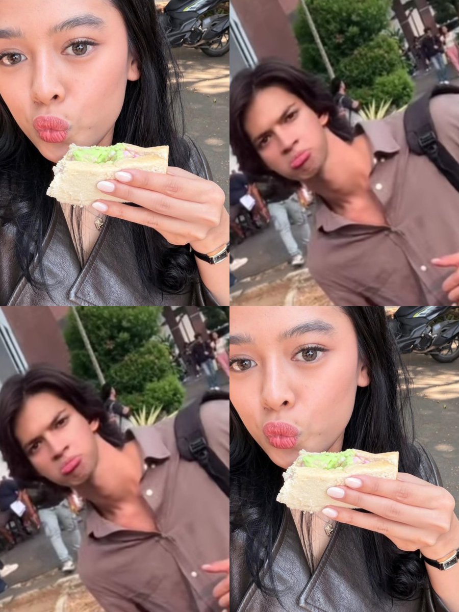 Aryaforaza's tweet photo. Ceritanya nteng ngikutin ntik yg suka foto manyun² gtu lucukkk bgttt hahaha tp kok gtu mohon jadinya? 😭 udah mana cokelat² lagi gemasss 😘💕 https://t.co/KvRwZV6utm