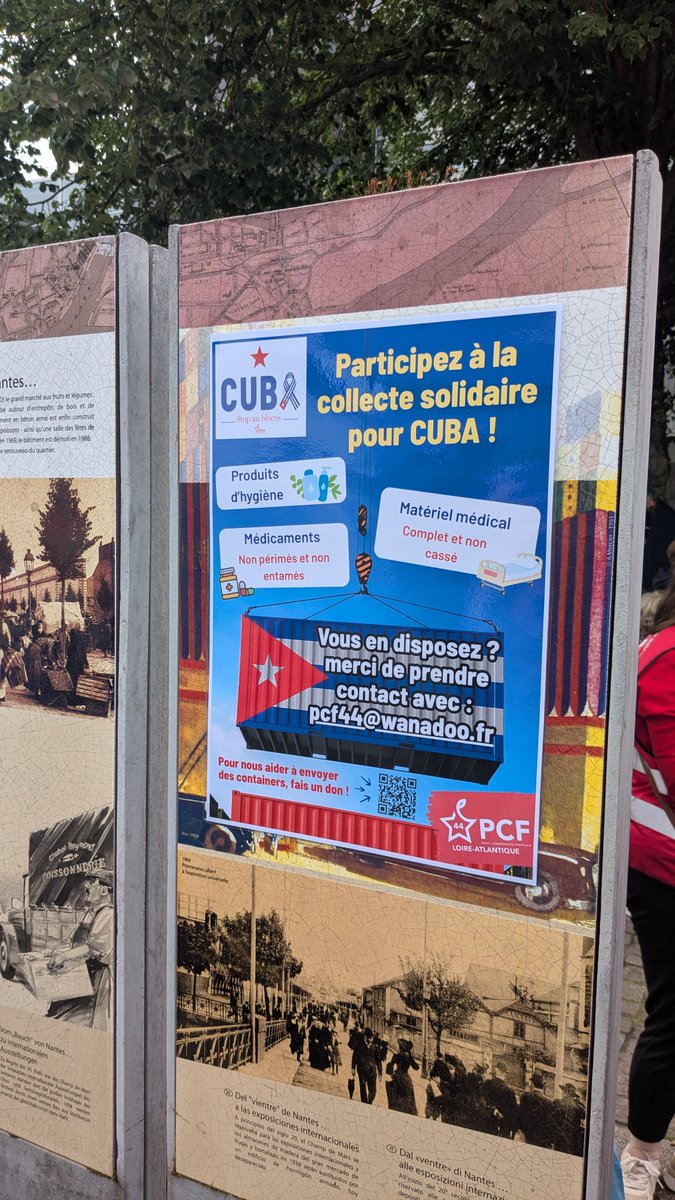OrvaultPcf's tweet photo. 🇨🇺 En solidarité avec #Cuba face au blocus étatsunien, participez à la campagne du @PCF⤵️
https://t.co/347it83xW6
5 containers déjà financés & électrification par panneaux solaires d’1 service pédiatrique en cours!✊
#stopblocuscuba #stopblocus #santé #UnblockCuba #PCF #Paix https://t.co/CpQaPpFDnG
