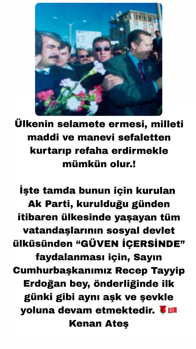 KA_Kenanatesvan's tweet photo. 2002 den 2026 ya kadar Aşkla ve şevkle. @RTErdogan https://t.co/4hiss90L2U