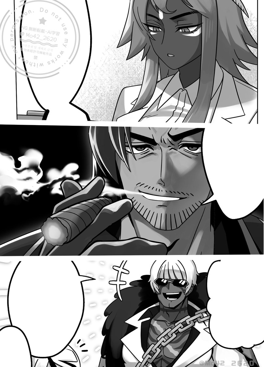 FiveFingersProj's tweet photo. ◤ SAMPLE Pick Up ◢

作者：森部デンコウ　（@Mo42_2620）
主催からは漫画作品を掲載致します。

これにて参加者様方のサンプルご紹介は完了となります。
発行をぜひ楽しみにお待ちいただけますと幸いです。 https://t.co/ewS5jSuBRu