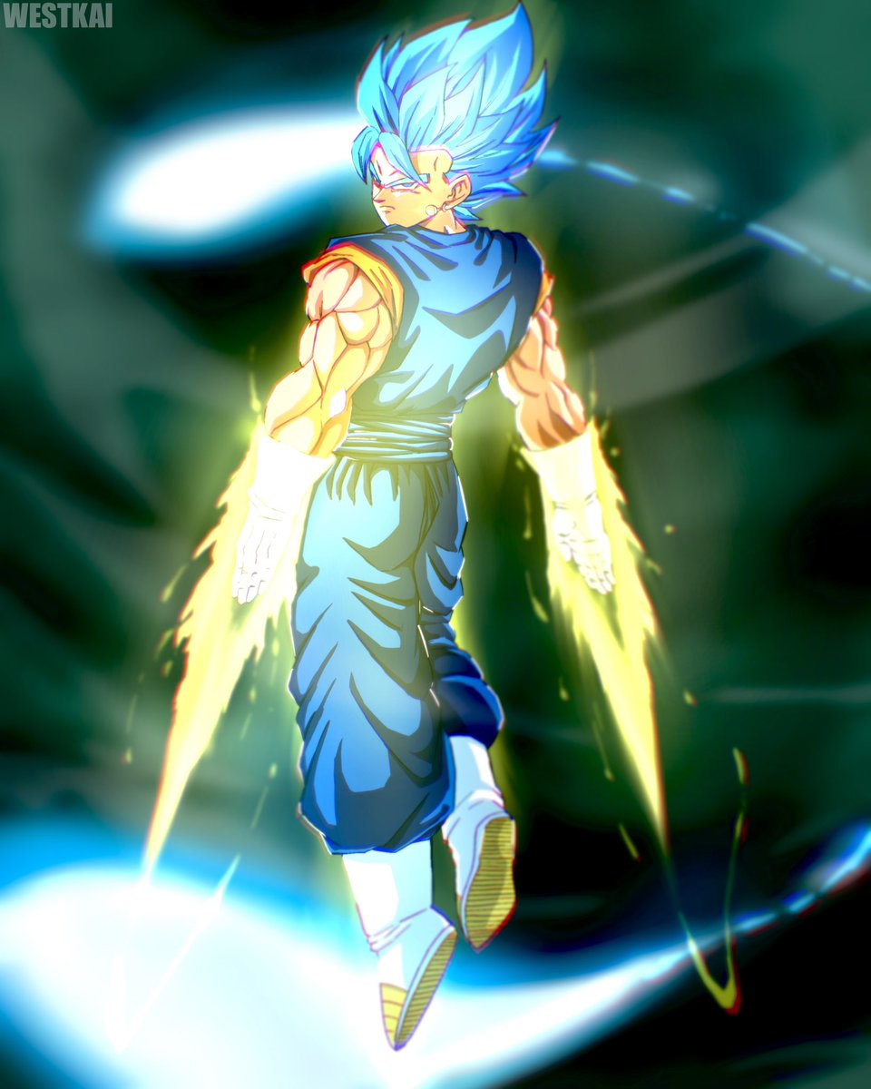 WestKai4's tweet photo. VEGITO BLUE. 
#DOKKAN #fanart https://t.co/jotLEaEAn7