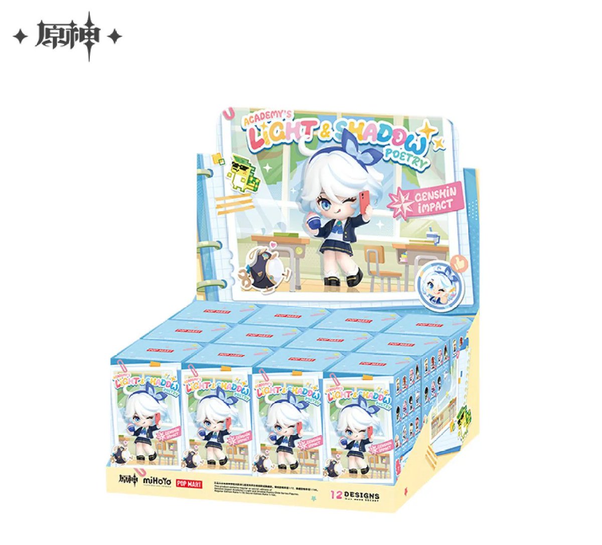 Genshin_goods's tweet photo. Pop Martから、原神「学院光影诗」Q版シリーズ フィギュアが中国向けとして発売決定！
全13種あり、うち1種はシークレットになります。
https://t.co/H9koXvlV0I
Copyright © miHoYo. All Rights Reserved. https://t.co/uYE4zMnaX6