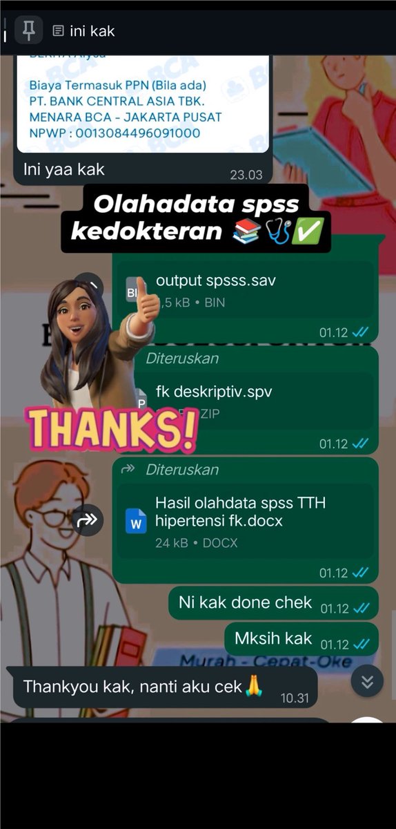 squ86515's tweet photo. Pusing TA yuk kelarin dn konsultasikan sekarang!! 
Open 24 pengerjaan skirpsi kedokteran all kesehatan 🩺💊 bergaransi sampai acc hrga nego byar akhir. 
Wa https://t.co/PzKkgCTnAH

#jokiskripsi  #jokifk #jokitesis #jokitugas  #zonauangㅤ #sallandık https://t.co/ONnk6sL9wH