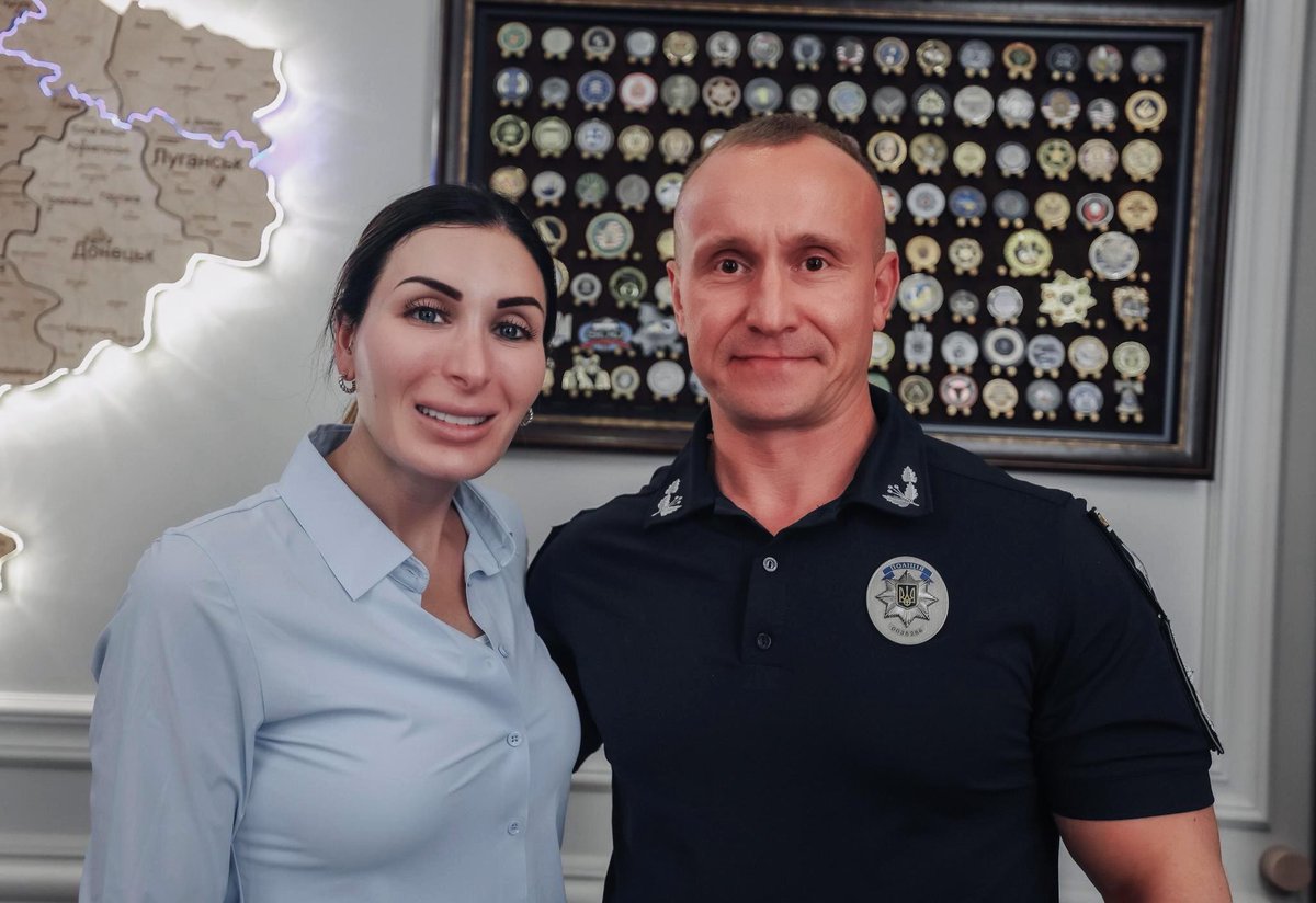 LauraLoomer's tweet photo. It was great meeting with Andrii Nebytov, Deputy Head of Ukraine's National Police and Head of Ukraine’s Criminal Police. Additionally, I visited the Ukrainian National Police’s K9 facility where they train police and service dogs. It was incredible, and as an animal lover, I enjoyed meeting these amazing dogs that are saving lives. 

Most Americans think of the Russia-Ukraine war as something happening on a front line hundreds of miles away from cities. That's wrong. Russia is also waging this war INSIDE Ukraine's cities every single day. They orchestrate sabotage operations, destabilization plots, recruitment of agents, arson attacks, and psychological operations designed to break Ukrainian society from within. This all connects to their well funded propaganda machine as they lie to the world about their crimes and try to paint Ukraine as the bad guys.

Ukraine's police are fighting on the domestic front. That's why this conversation mattered. Ukraine’s National Police Officers are:

🚨 Hunting down Russian saboteurs and hybrid warfare cells trying to destabilize the country from the inside.

🚨 Collecting and preserving evidence of Russian war crimes to help build the cases to put these criminals on trial.

🚨 Running toward danger to help save innocent people, even as Russia targets them with "double tap" strikes.

Double taps are particularly evil. When Russia bombs an apartment building, rescuers, fire fighters and police officers rush to the site. So what does Russia do? They launch a second strike to kill first responders. It’s a war crime, and it happens all the time. Russia’s strategy is to murder Ukrainians who show up to save lives.

There are real lessons here for America. Our adversaries are studying how to wage war *inside* a society, not just against its army. Ukraine's police are writing the playbook on how to defend their home front in a modern war. 

We'd be foolish not to learn from it.

Our conversation was truly fascinating. Additionally, he informed me that anti-Semitism and Nazism is illegal in Ukraine. 

In other words, Ukraine is doing more to combat Jew hatred and Nazism than the United States. In Ukraine, if you’re a Nazi, you will be arrested and go to jail. In America, if you’re a Nazi, you will get a top podcast deal and might even get invited to meet with and be friends with powerful politicians. 

Sound familiar? 

Another Russian lie debunked in Ukraine.