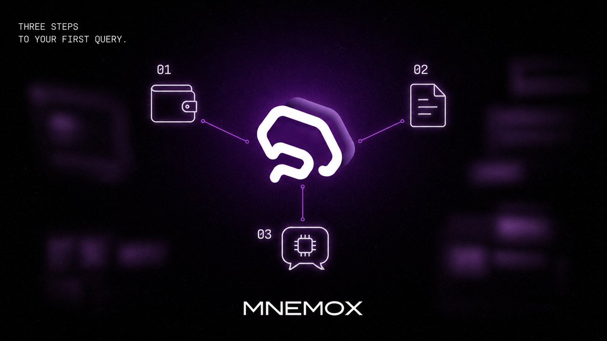 Mnemox_Data's tweet photo. Three steps, that's it.

Connect a sol wallet, it doubles as your only login. 

Drop in your first memory, could be a note, a contract, whatever you want the AI to know about you. 

Then ask something. 

The question runs inside a sealed chip and comes back with a receipt. https://t.co/7yXMR7tU51