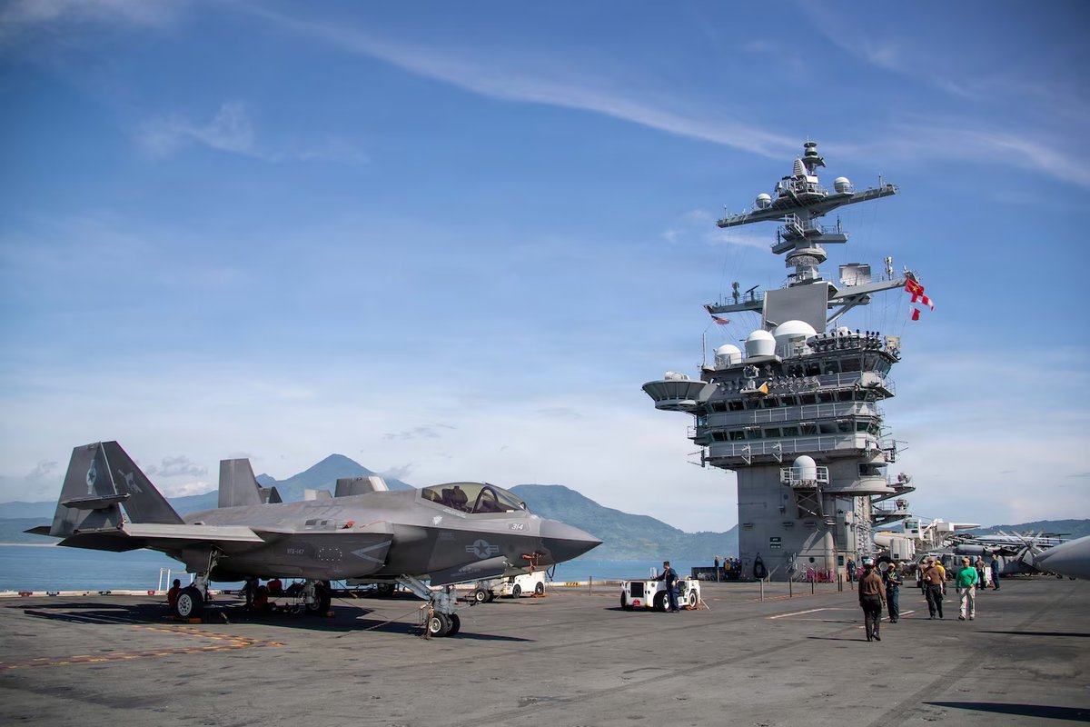 NavalInstitute's tweet photo. USS George Washington Arrives in Da Nang, First Carrier Visit to Vietnam since 2023 — USNI News
https://t.co/6Cc5odrImV https://t.co/gpsViJuD87