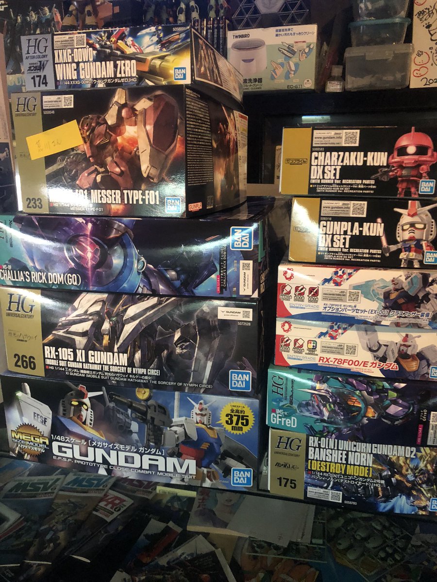 Bar_OLDTYPE's tweet photo. ガンプラ委託販売入りました。
税込定価です。 https://t.co/kleGtX3Uch