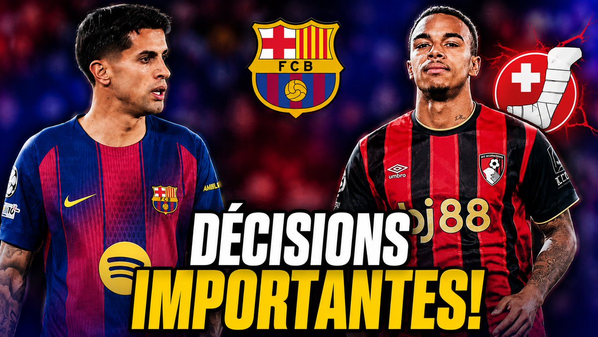 ActualiteBarca's tweet photo. 🚨 Cancelo boycotte Al Hilal pour signer au Barça ! Dossiers Kroupi, Alvarez, Rodri... Un nouveau milieu qui intéresse le Barça. Le retour des blessés, la réunion de la direction : TOUTES LES INFOS DU JOUR !

👉https://t.co/lTv9EO7n70 https://t.co/GtaHGNXFFD