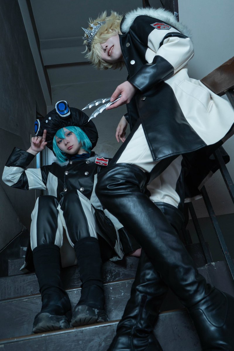 cos_tin18's tweet photo. *Cosplay REBORN! 

 暗殺部隊の…
🐸新米幹部と
👑ペーペー幹部

#cosplay 

👑@re_10xxx https://t.co/opdCzxZc78