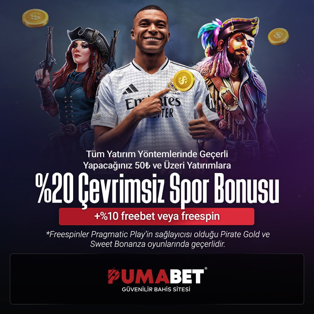 Pumabet_ofc's tweet photo. 🎉 KAZANDIRAN FIRSATLAR PUMABET'TE! 🎉

💸 Tüm yatırım yöntemleriyle yapacağınız 50₺ ve üzeri yatırımlara

✅ %20 Çevrimsiz Spor Bonusu
+
🎁 %10 Freebet veya Freespin sizi bekliyor! 🎯🎰

✨ Hem spor, hem casino keyfi bir arada, sadece Pumabet’te! https://t.co/cUJjN1EhMv