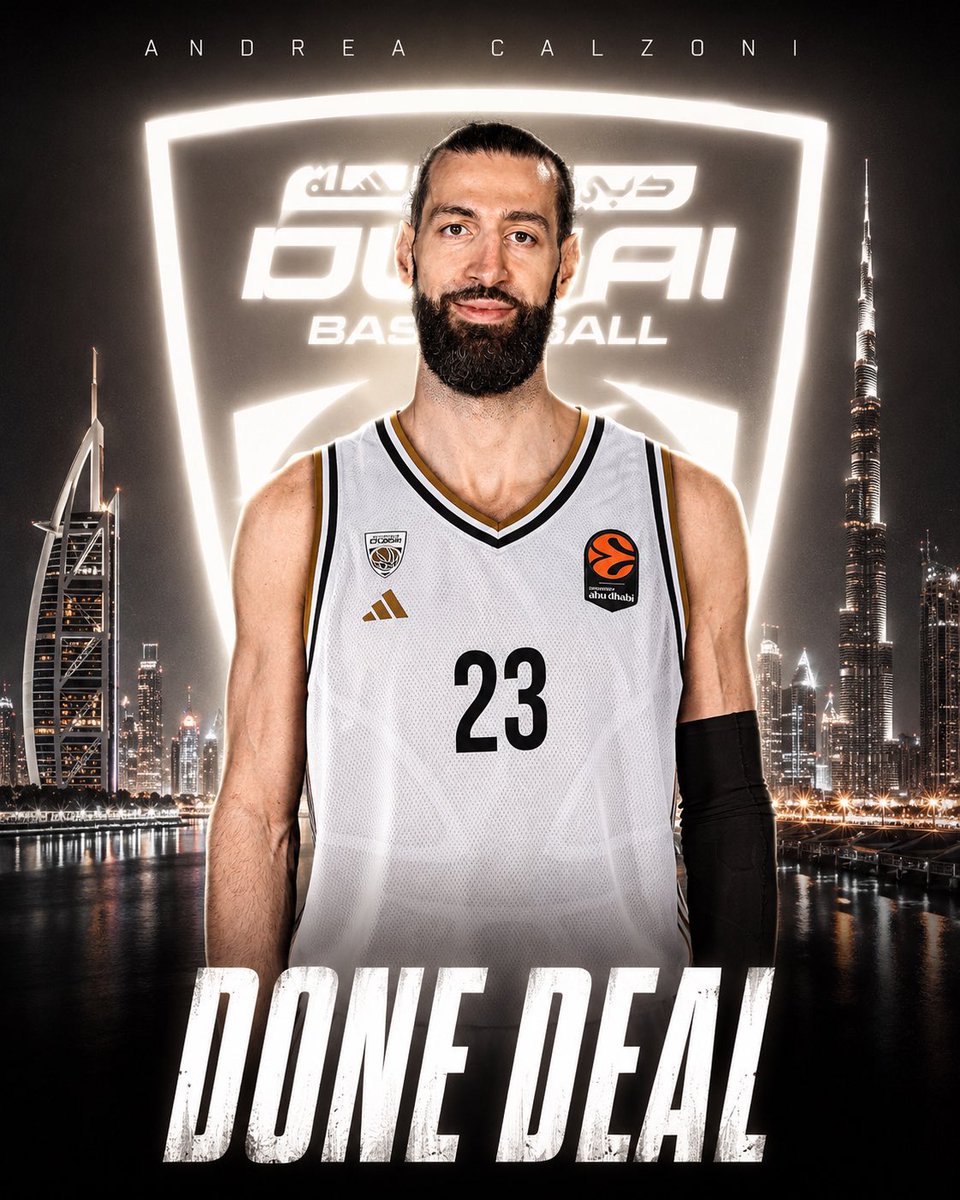 Andrea__Calzoni's tweet photo. 💣💣💣✅✅✅
Tornike Shengelia to Dubai Basketball is a done deal, I can confirm @webEncestando 

2-year contract already signed and buyout €900k, per sources.

#EuroLeague #Dubai #Barcelona https://t.co/LtLUQ6qhJE