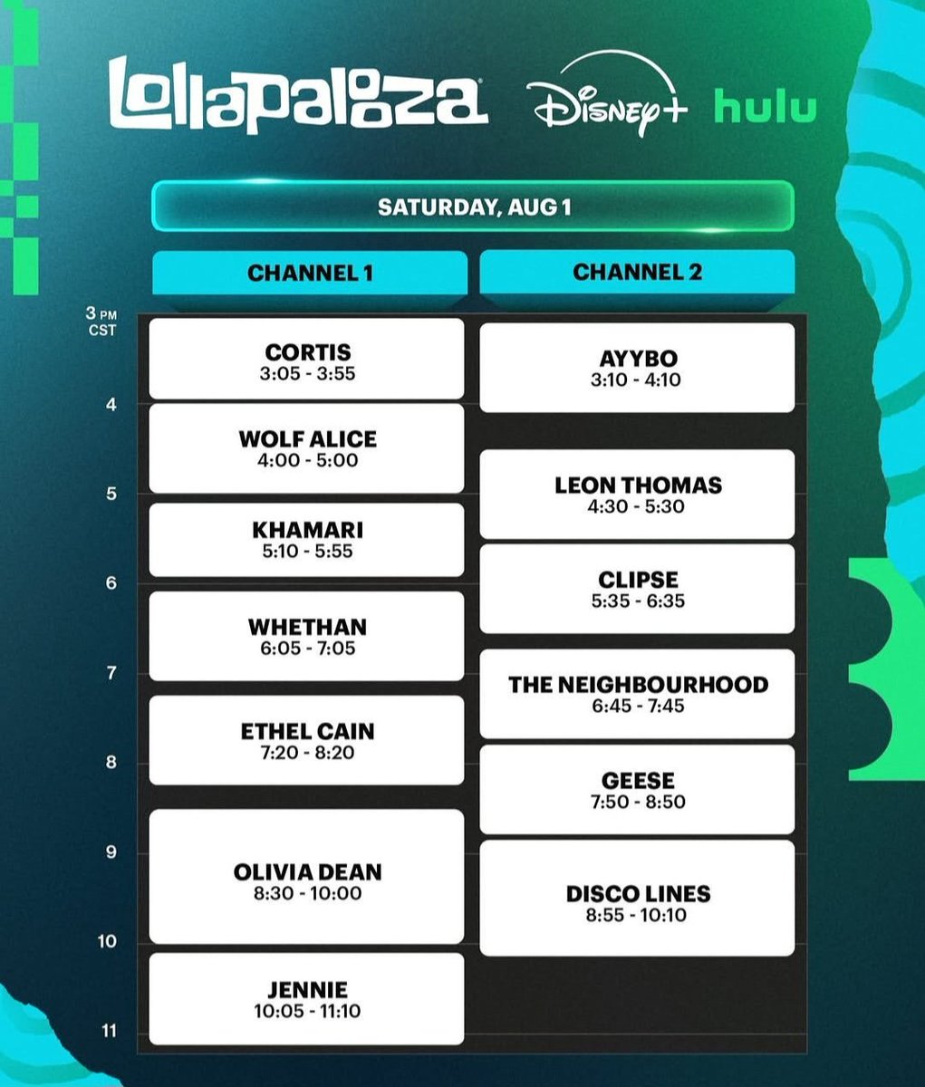 AcostaMzk's tweet photo. #Lollapalooza CHICAGO🌈🇺🇸
(30 de julio al 2 de agosto)

* El festival será transmitido en vivo por Disney+ y Hulu. https://t.co/bOk35XD7Vq