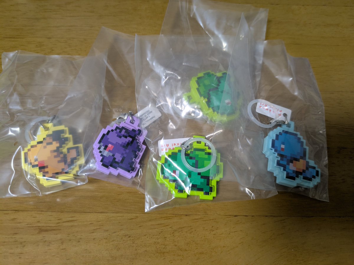 ZpFuit's tweet photo. 気になってたピクセルアートのガチャガチャできてよかった！
ヒトカゲだけゲットできず… https://t.co/vf13QJYbkQ