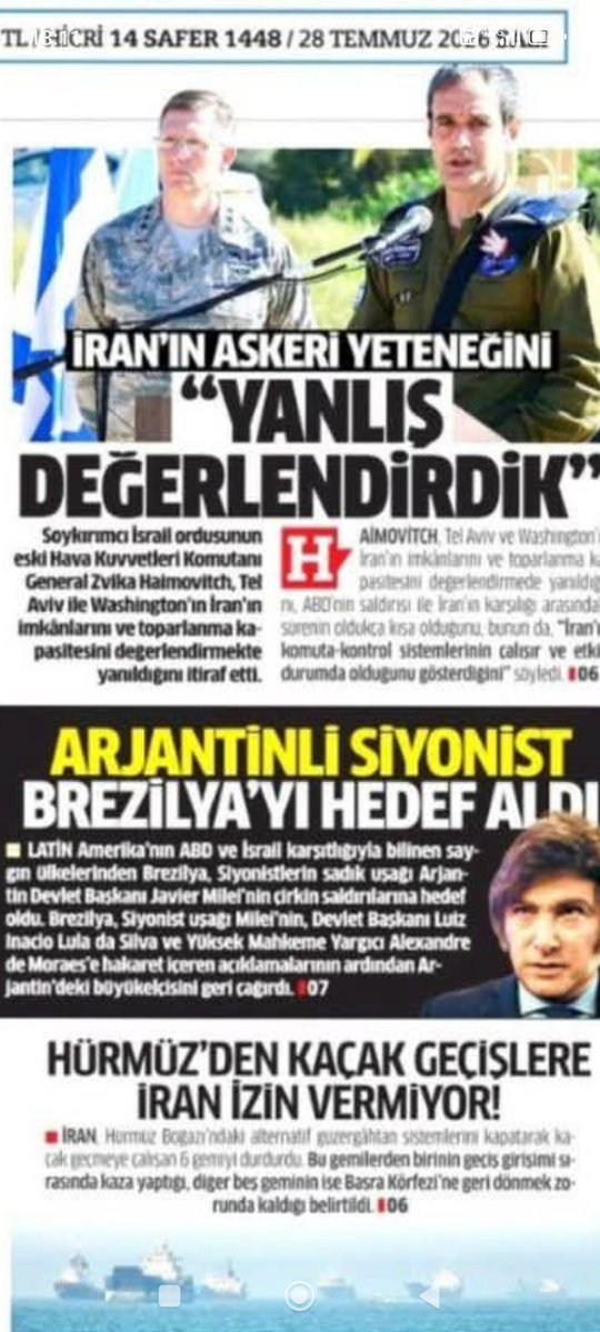 muratbpinar's tweet photo. @HSYNYILMAZ09 Arjantin devlet başkanı Javier mileeeei kim, Netenyaho'nun öz kuzeni

Kuzen = KARDEŞ ÇOCUKLARI 

Arjantin geleceğin KAOS ÜLKESİ, geleceğin FİLİSTİN'i
@tsk
@tcsavunma 
@tcbestepe https://t.co/enCBfNZXWd