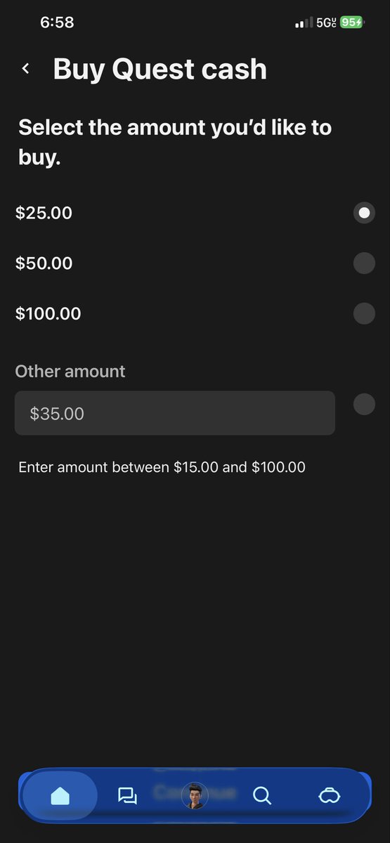 MichaelDPla's tweet photo. @Meta Please fix the app ASAP I can’t add money to my account the continue button is hidden behind the hub! https://t.co/gCxfunJDyz