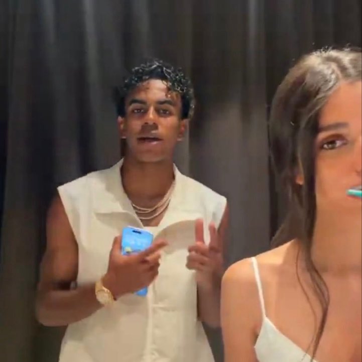 TFRHQ5's tweet photo. 🚨| Lamine Yamal on his girlfriend Ines Garcia: “She’s the best thing that’s ever happened to me, after Barcelona.” https://t.co/xT5akGEboL