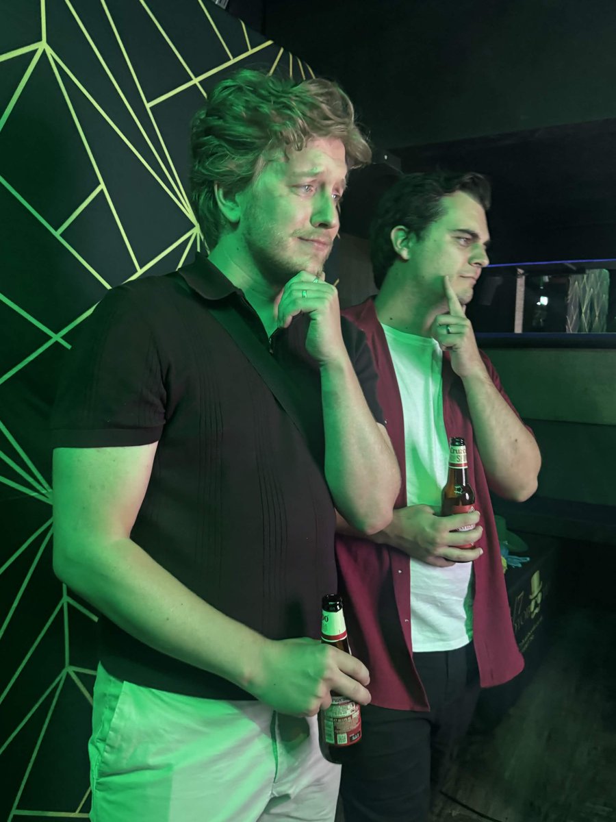 WPEGaming's tweet photo. Jake, Nick, and Kyrie having a grand ol' time! Nothing like posing distinguishingly with a bottle in hand. 🧐
#worstpremadeever #wpe #nvidia https://t.co/GAXYuPpSoP