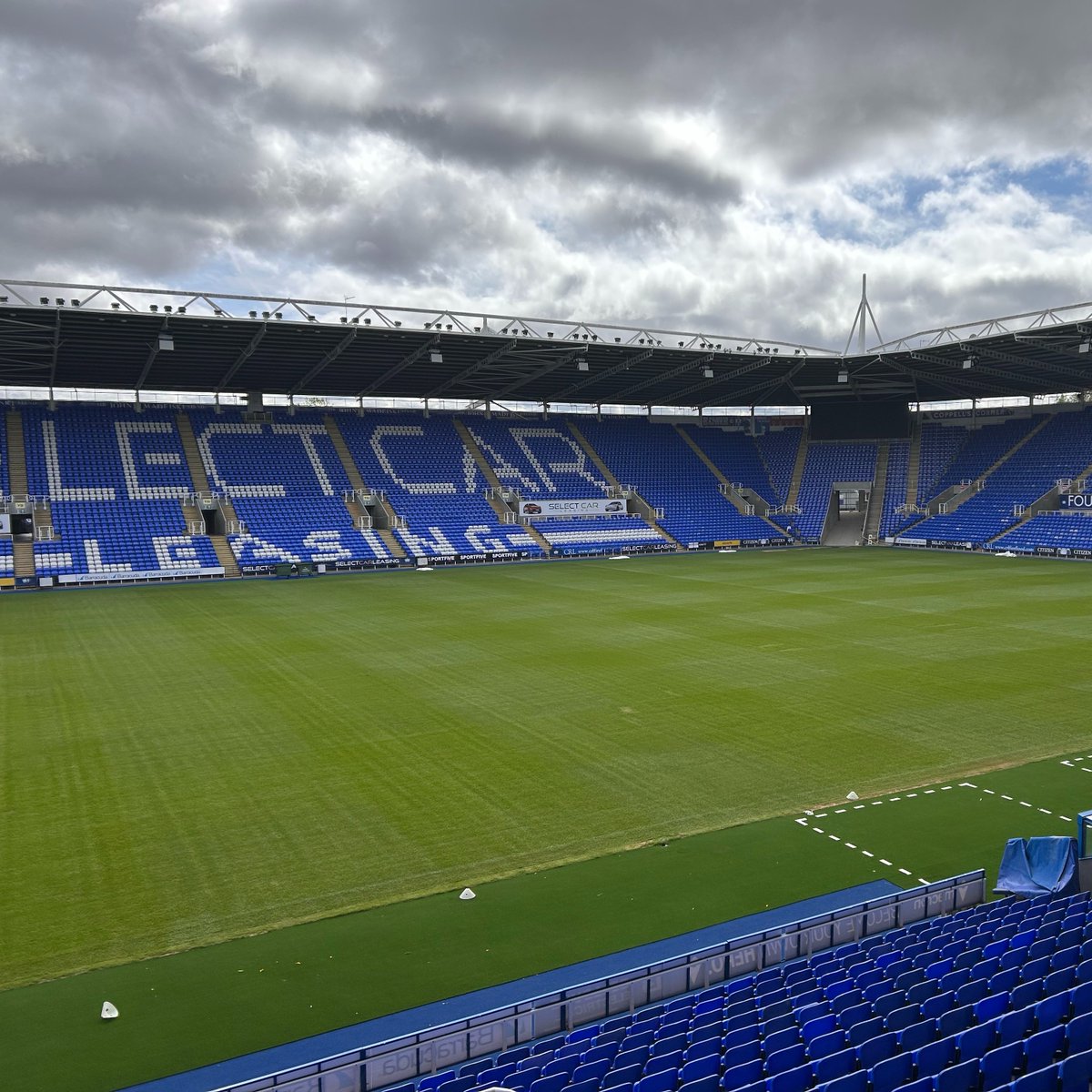 ReadingFC's tweet photo. Unfortunately, Saturday's friendly with Charlton Athletic has been relocated due to continuing work on our newly laid pitch.

The match will be played behind closed doors at The Valley (2pm) and streamed for FREE.

Ticket refunds will be processed automatically.

Full details 👇