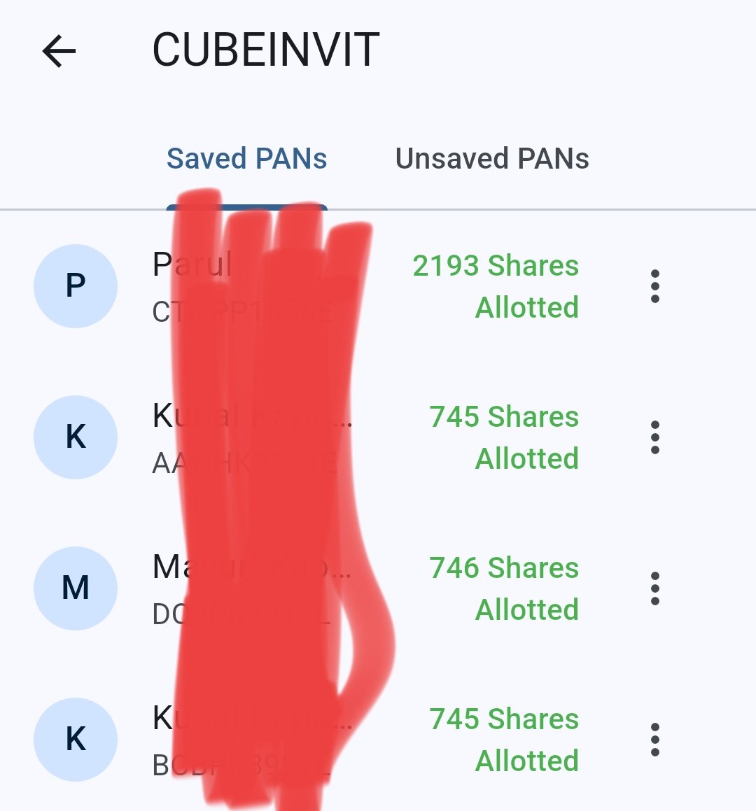 CAnkurBansal's tweet photo. CUBE INVIT 🙂
BEST OF LUCK 🤞
#IPOs #IPO #IPOListing
#SME #ipoallotment
#IPOListing
#SMEIPO #IPOALERT
#INDOIPO
#INDOMIM
#CUBEINVIT https://t.co/JWxpDjBHxC
