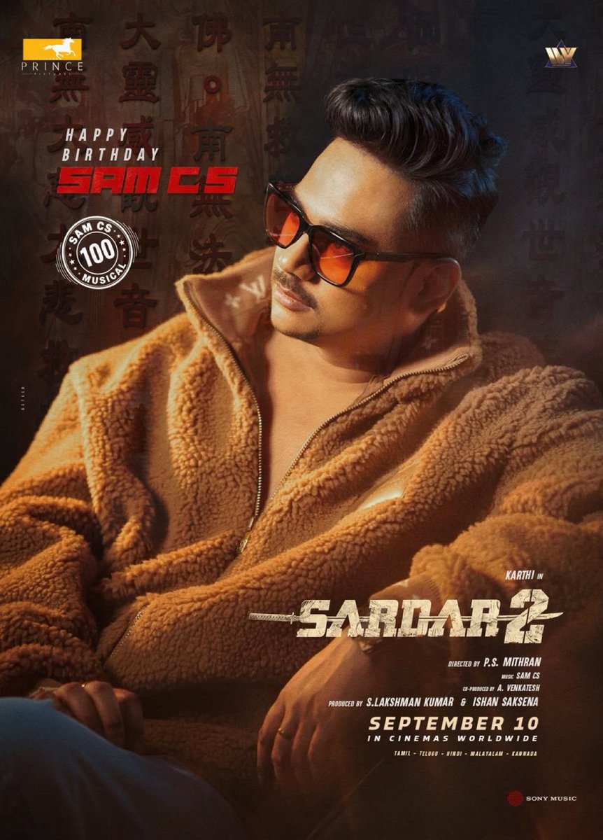 rskcinemabuff's tweet photo. #SamCS100 birthday poster
#Sardar2 https://t.co/PhUqoeOYN1