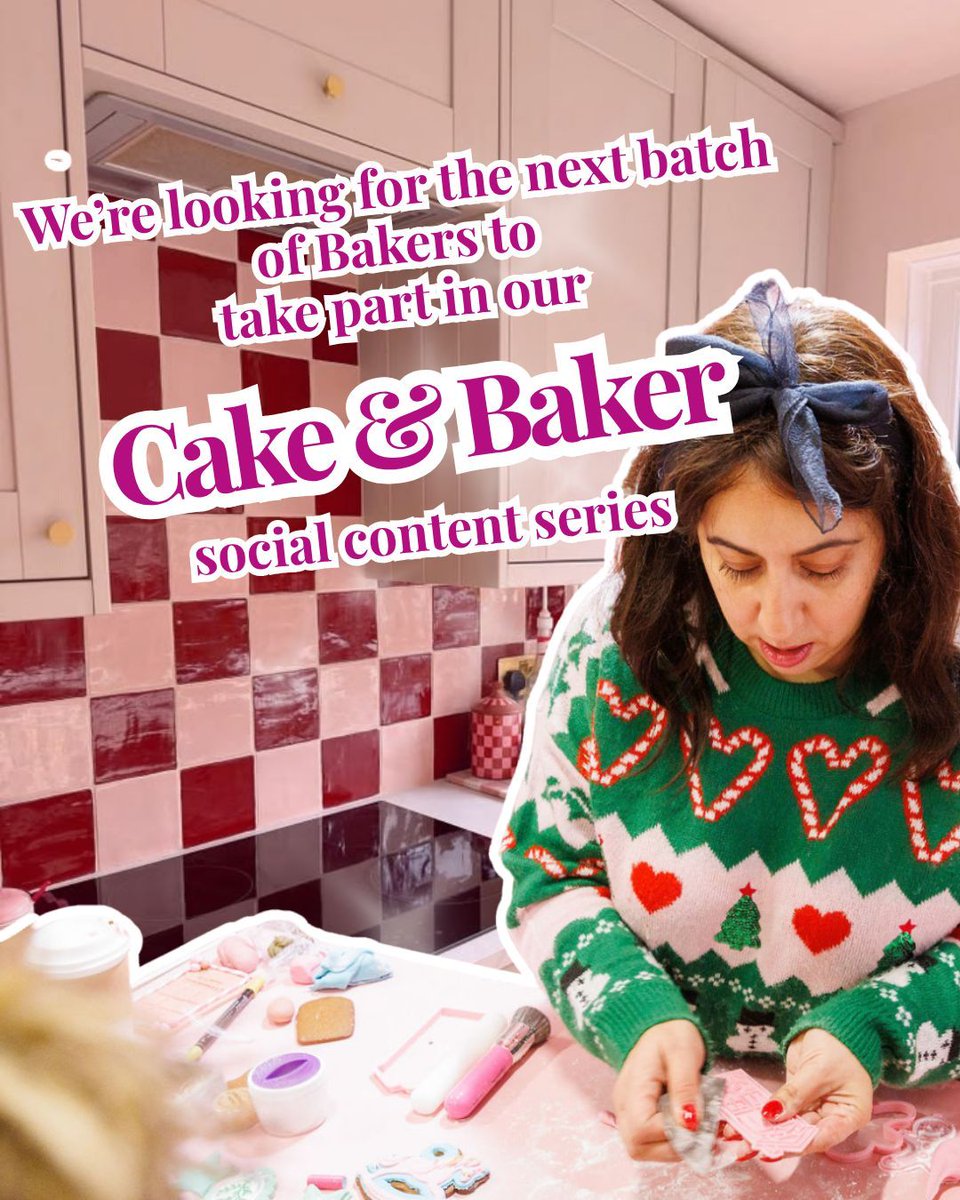 CakeandBakeShow's tweet photo. HOBBYIEST BAKERS!!!! ‼️🚨 ✨This is your chance to join our ‘Cake &amp; Baker’ series✨
🤳Make sure you’re confident speaking to the camera

🤳Plus be sure to be able to share plenty of tips and baking hacks

📩 Comment below with the emoji 🎂 to potentially be added to our shortlist https://t.co/k6mDl1uZI0