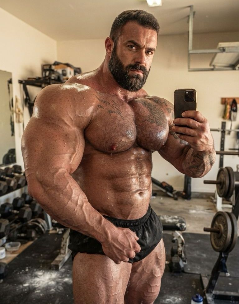 MuscleObey's tweet photo. That's a presence, not just a body. 🔥👑
#Overpowered #MuscleGod #HumanMountain https://t.co/Vhq0TPZ48P