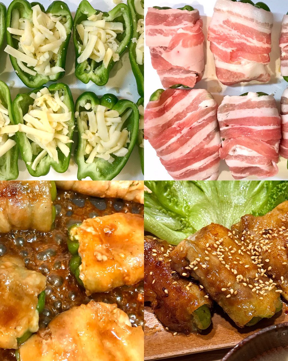 mainooyatsu's tweet photo. 一番好きなピーマンレシピ🫑🧀 https://t.co/TLW33FCej9