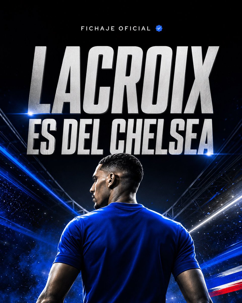 fxze_ego's tweet photo. 🔵 FICHAJE OFICIAL

Chelsea confirmó a Maxence Lacroix hasta 2032.

El defensor francés llega desde Crystal Palace en una operación reportada en £52 millones. Viene de disputar 55 partidos y conquistar la Conference League. https://t.co/KvR6NDFfBf