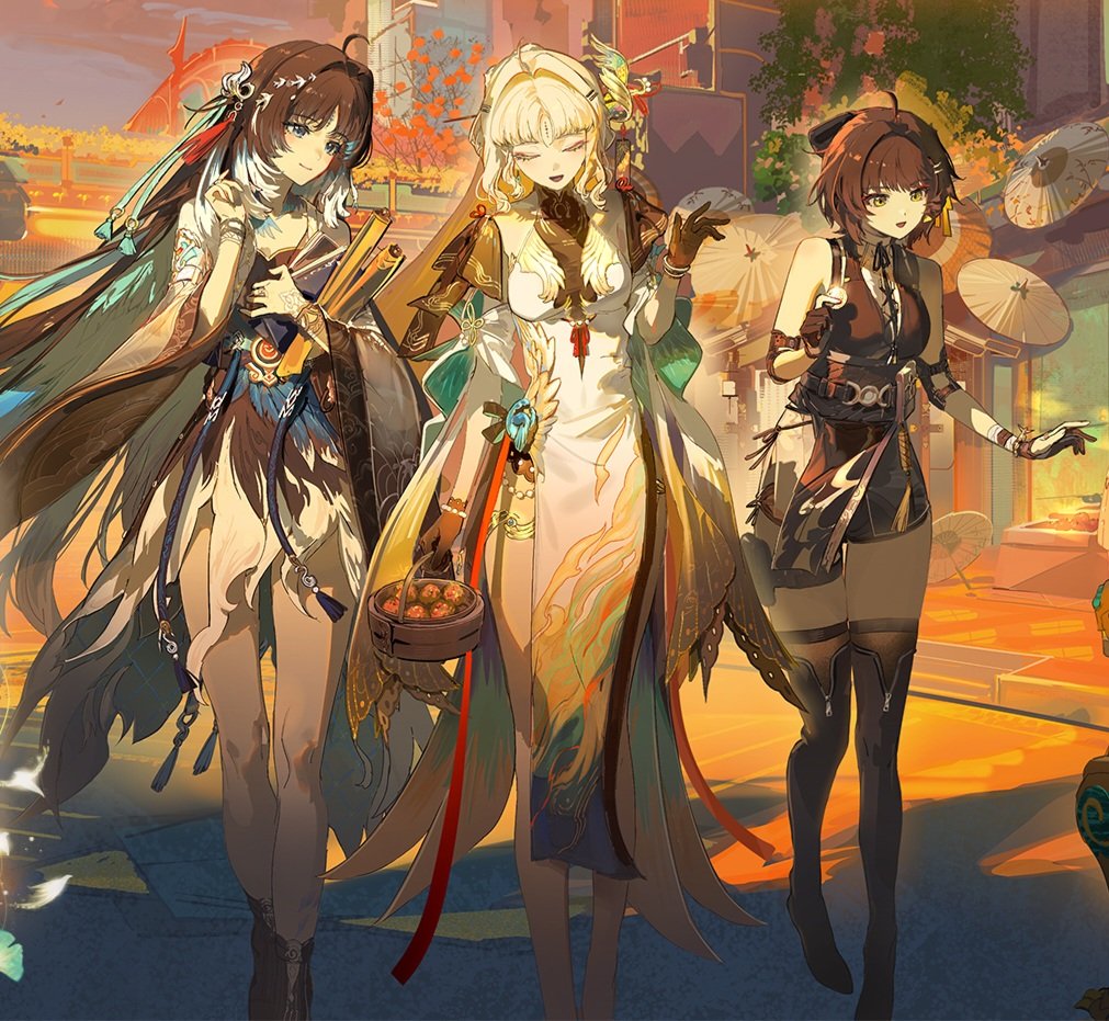 WuWa_Verse1's tweet photo. Yangyang, Suisui &amp; Rover in a new Illustration 

#WutheringWaves https://t.co/T2MpsTfIJw