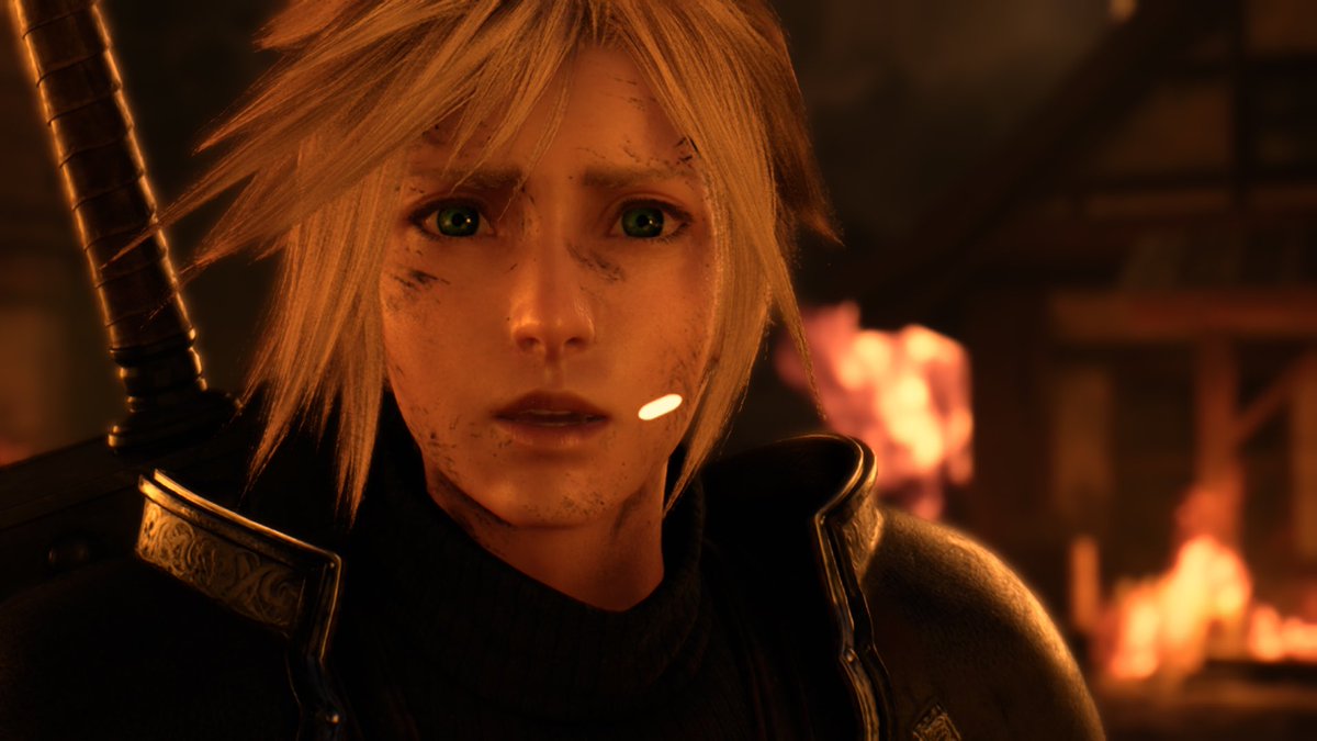masa202305's tweet photo. ff7リバースちょっとずつすすめてるんだけど、クラウドが🫣🫣🫣

セフィロスさん、前にいるのクラウドだよね、、、？

#ff7 https://t.co/zT9GMdd9MX