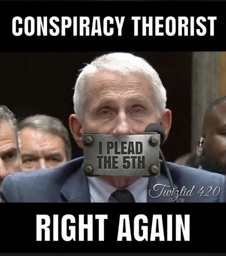 TaTTeD_HaTTeR's tweet photo. Hope people steal this #fauci #viral #pleadthefifth https://t.co/9XasyA8qUO