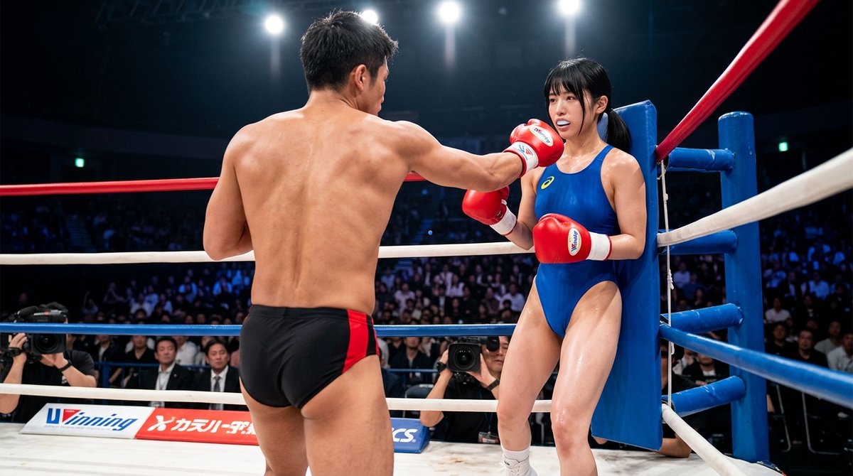 boxingfechi's tweet photo. 競泳水着 de ボクシング …… 🥊💕
#競泳水着
#mixboxing
#水着ボクシング https://t.co/Ucqq93zdqH
